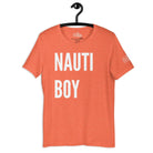 Nauti Boy T - Shirt in Heather Orange by the cruise closet