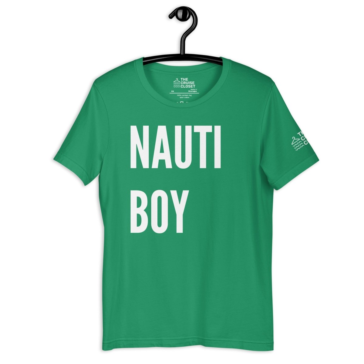 Nauti Boy T - Shirt in Kelly by the cruise closet