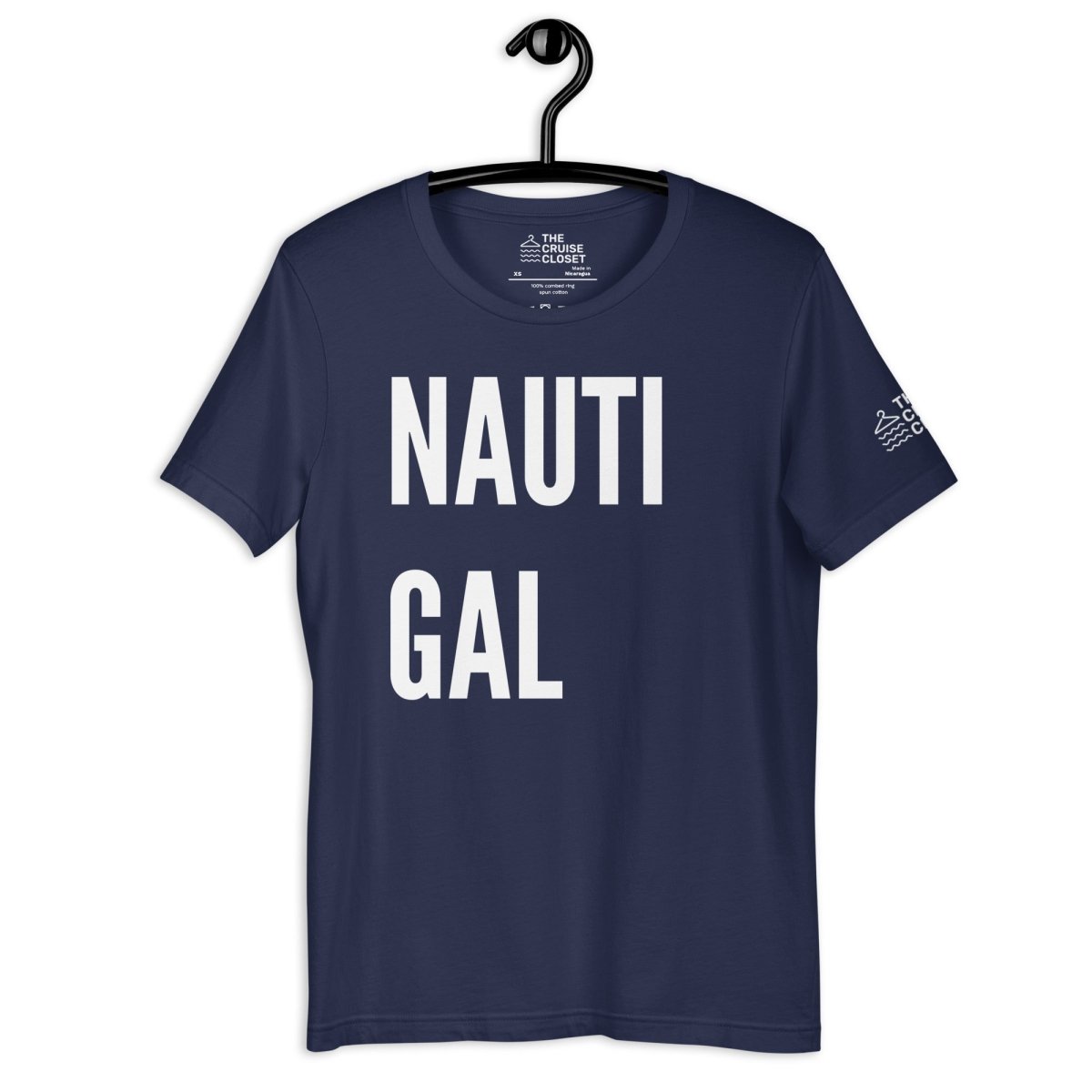 Nauti Gal T - Shirt in Navy by the cruise closet