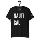 Nauti Gal T - Shirt in Black by the cruise closet