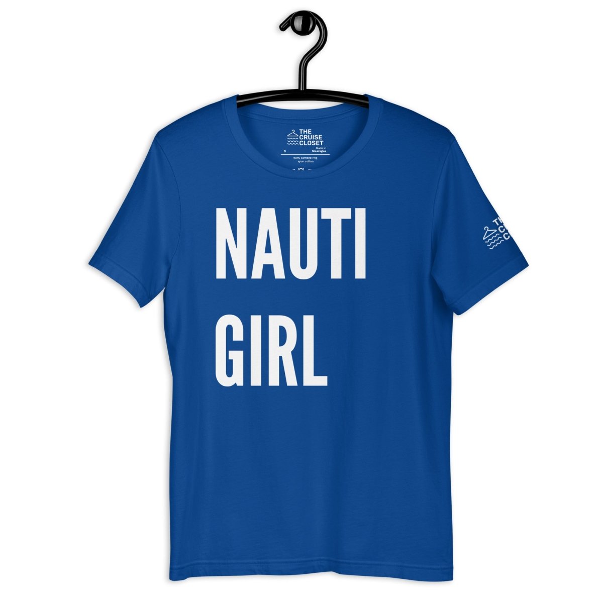 Nauti Girl T - Shirt in True Royal by the cruise closet