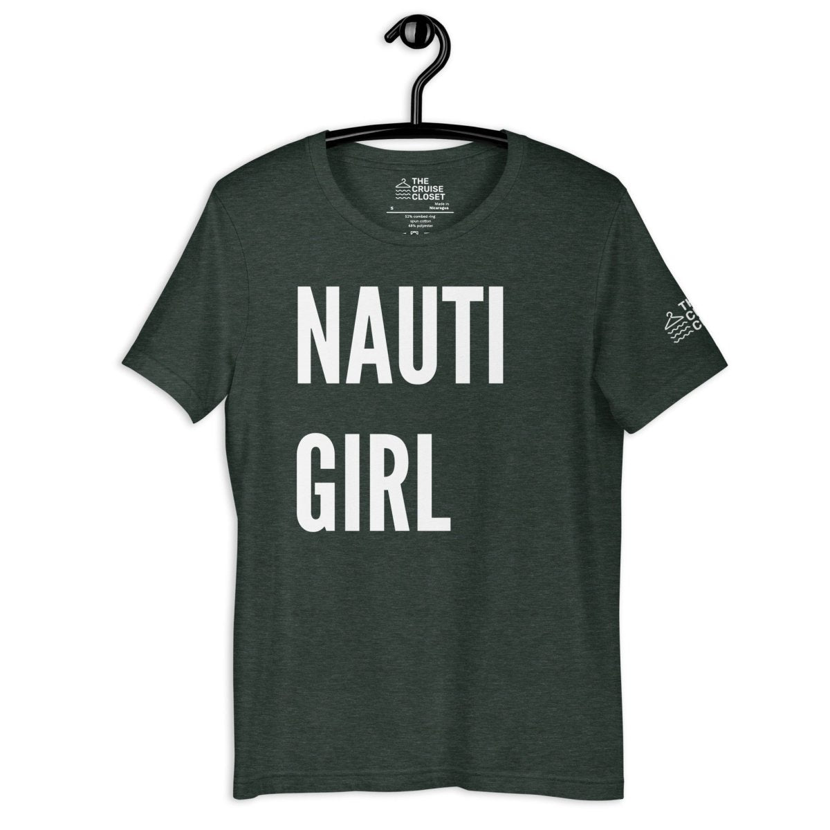 Nauti Girl T - Shirt in Heather Forest by the cruise closet