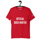 Official Duck Hunter T - Shirt in Red by the cruise closet