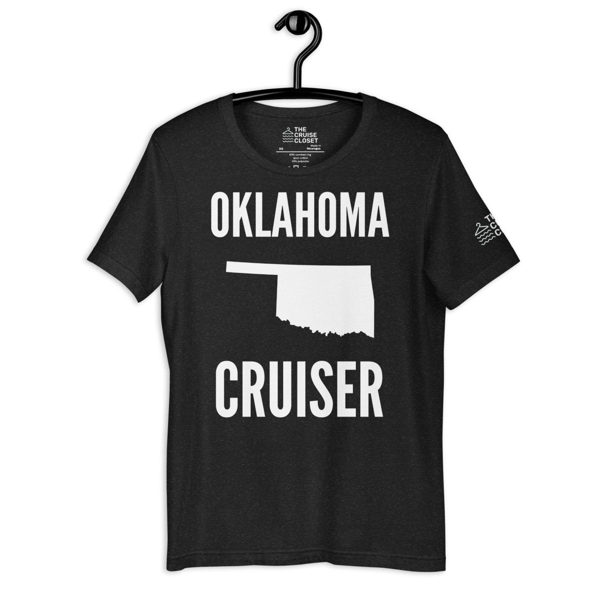 Oklahoma Cruiser T - Shirt in Black Heather by the cruise closet