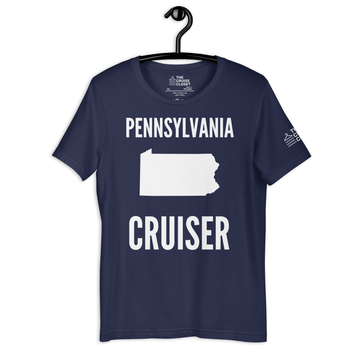 Pennsylvania Cruiser T - Shirt in Navy by the cruise closet