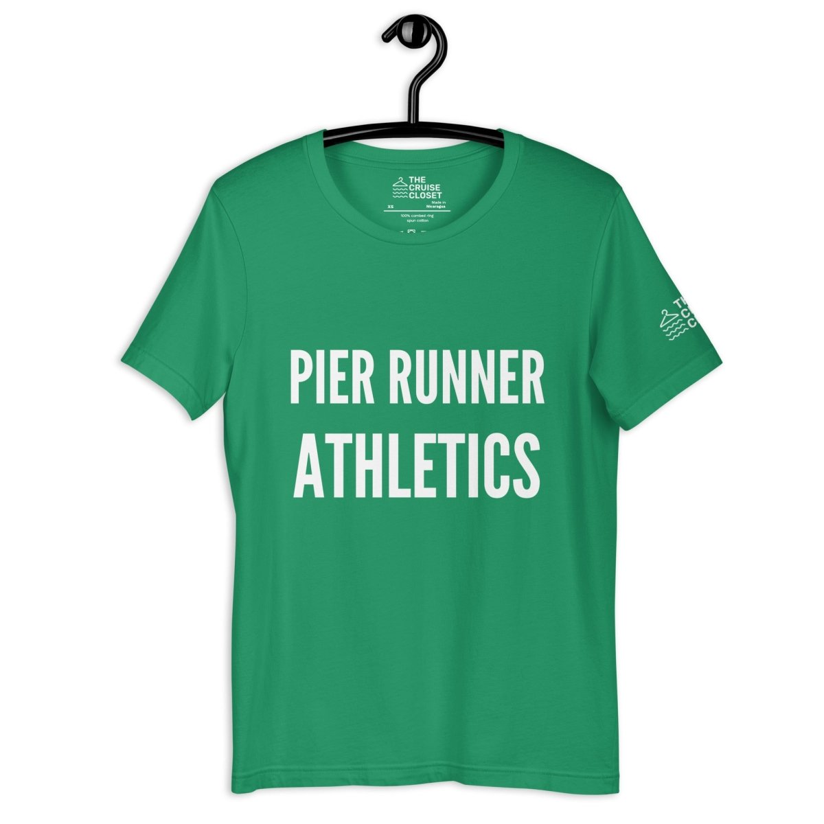 Pier Runner Athletics T - Shirt in Kelly by the cruise closet