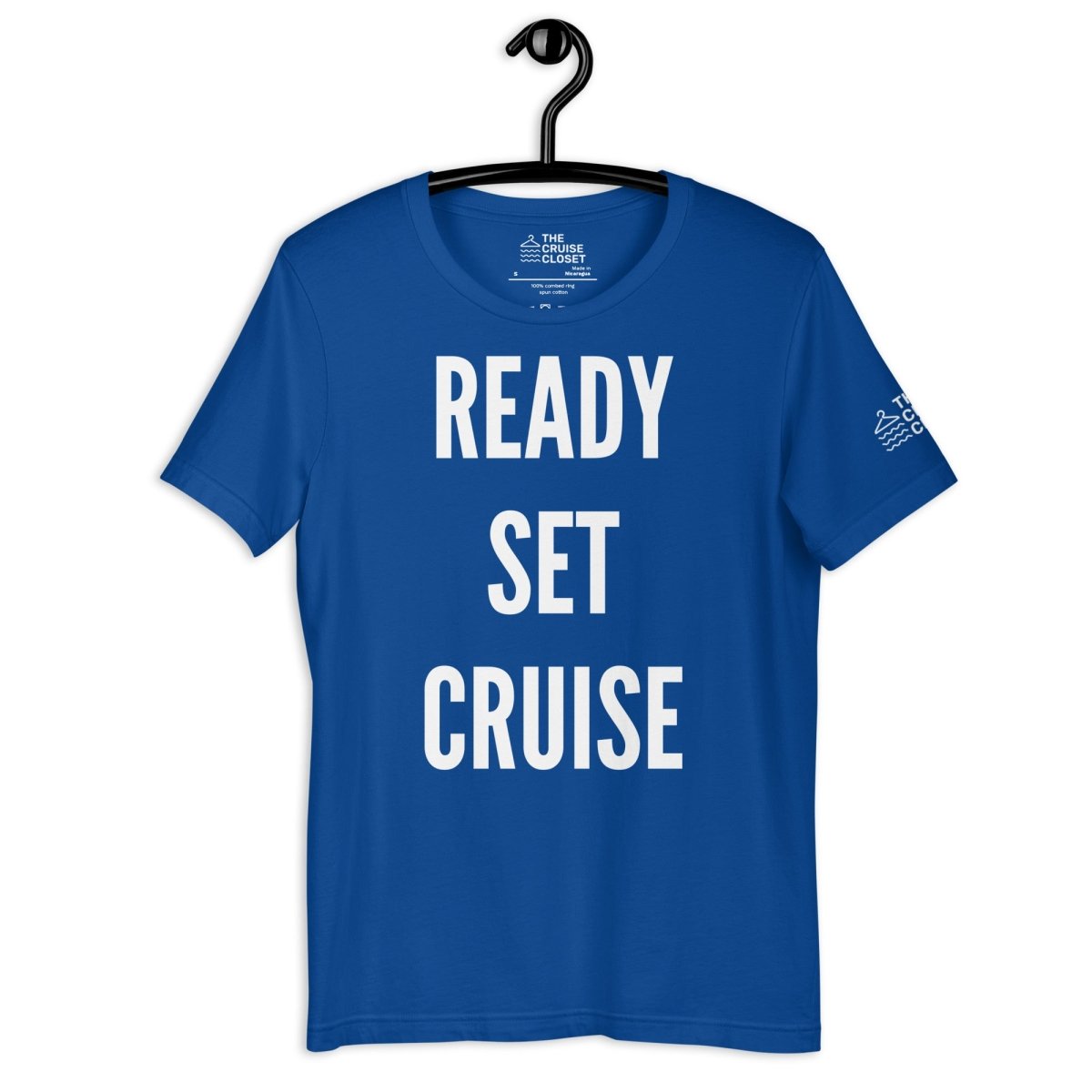 Ready, Set, Cruise T - Shirt in True Royal by the cruise closet