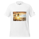 Resting Beach Face T - Shirt in White by the cruise closet