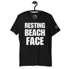 Resting Beach Face v2 T - Shirt in Black by the cruise closet