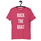 Rock the Boat T - Shirt in Heather Raspberry by the cruise closet