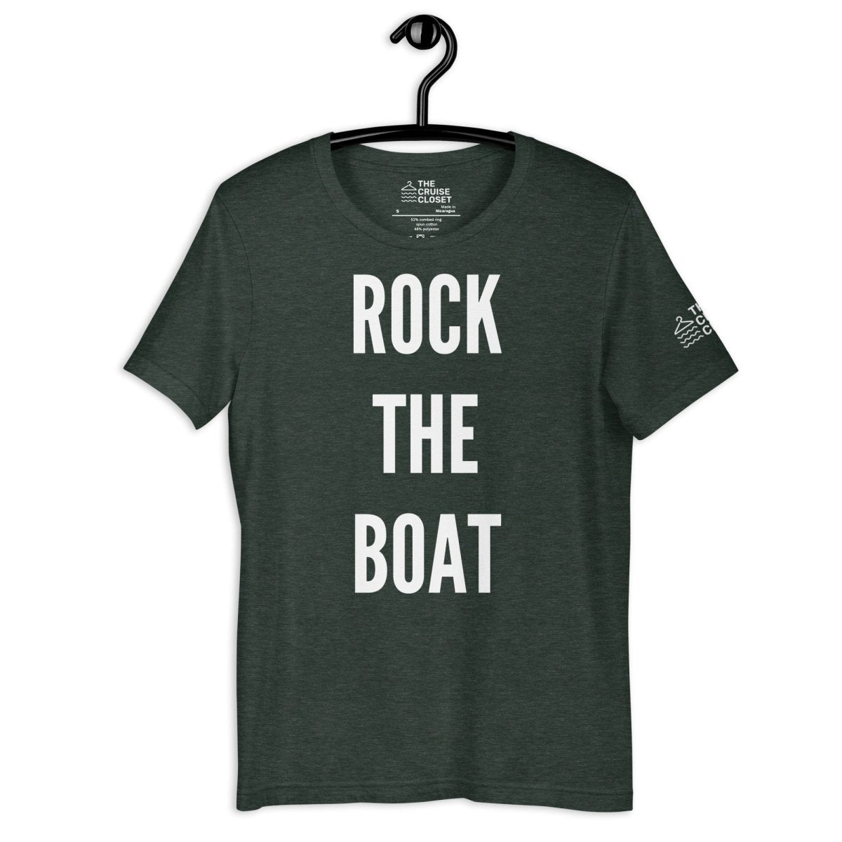 Rock the Boat T - Shirt in Heather Forest by the cruise closet