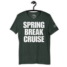 Spring Break Cruise T - Shirt in Heather Forest by the cruise closet