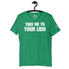 Take Me to Your Lido T - Shirt in Kelly by the cruise closet