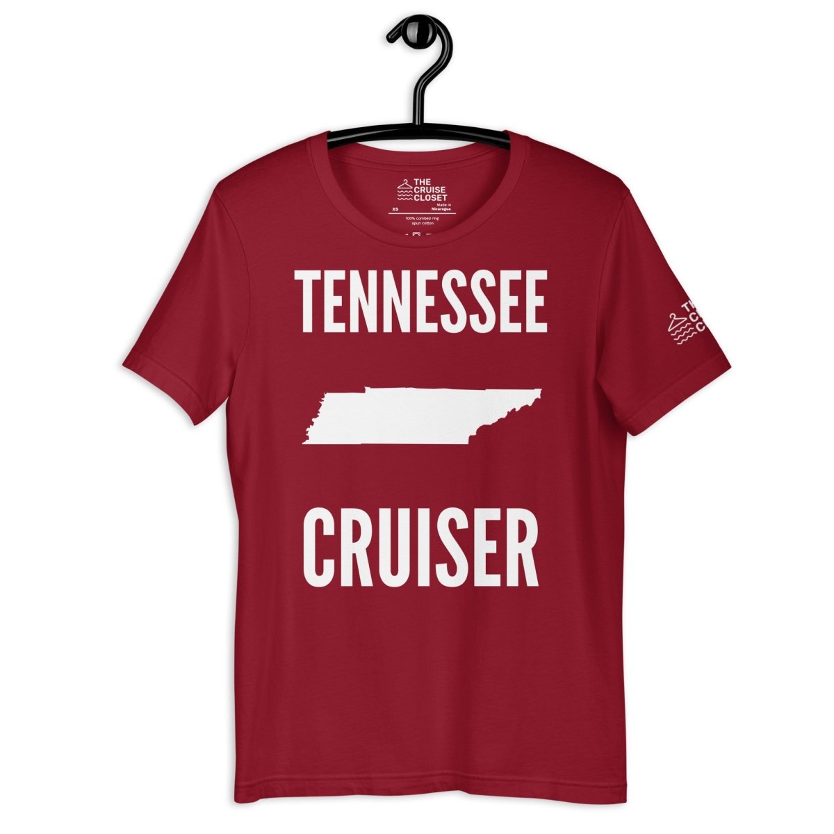 Tennessee Cruiser T - Shirt in Cardinal by the cruise closet