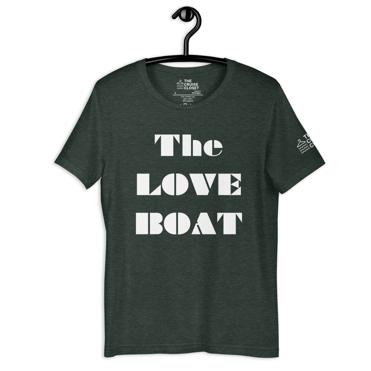 The Love Boat T - Shirt in Heather Forest by the cruise closet