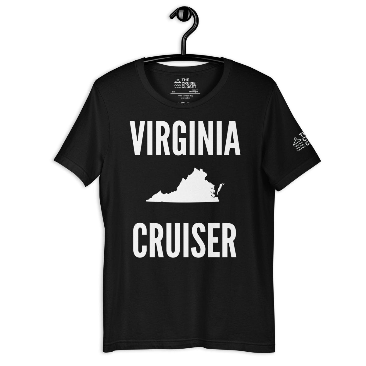 Virginia Cruiser T - Shirt in Black by the cruise closet