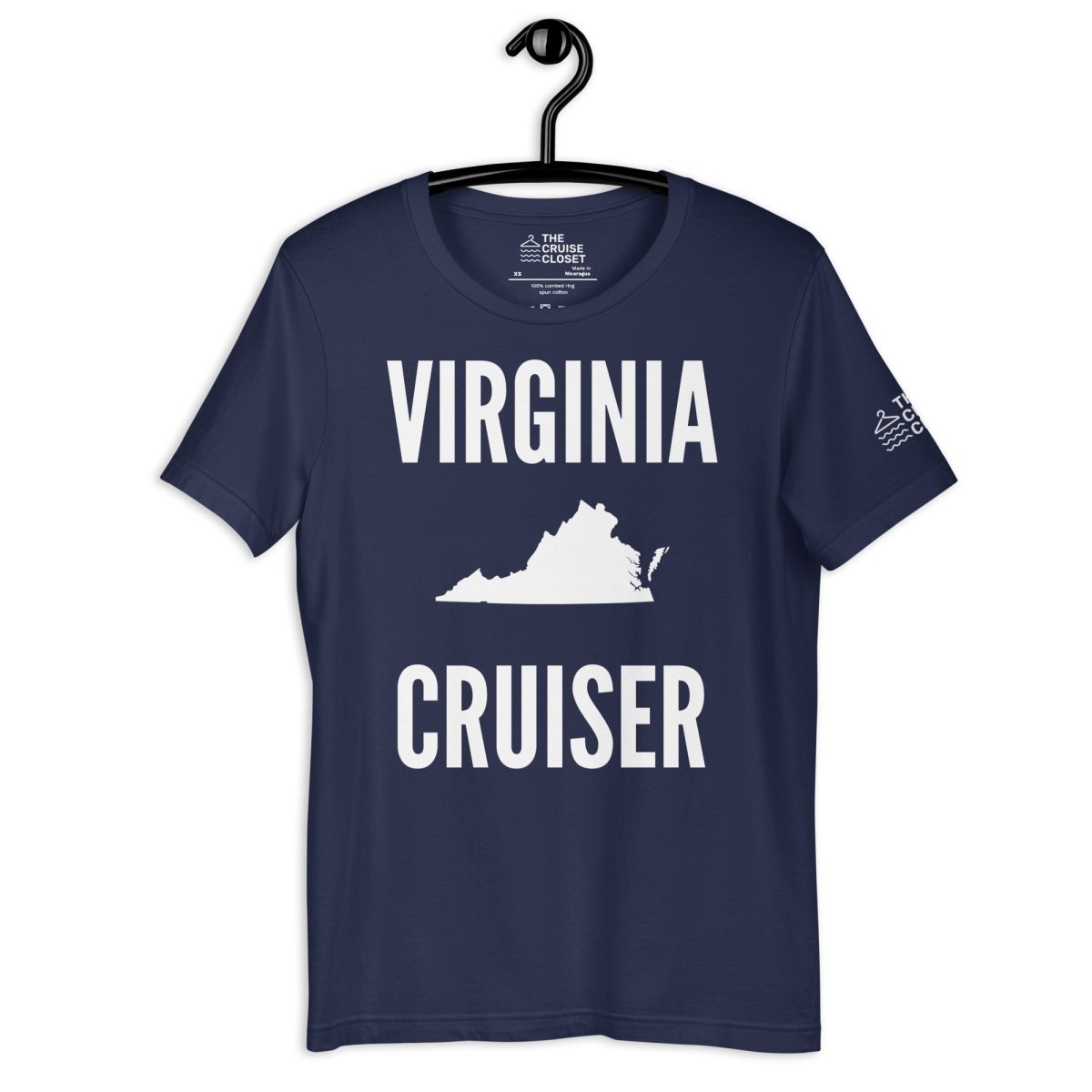 Virginia Cruiser T - Shirt in Navy by the cruise closet